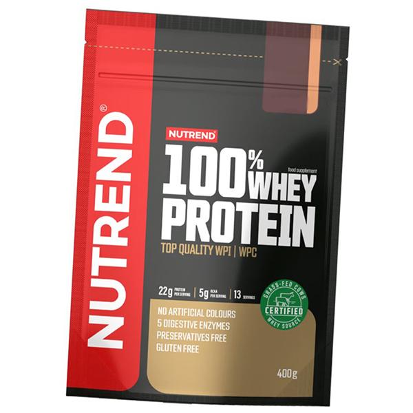 Сывороточный Протеин быстрого приготовления, 100% Whey Protein, Nutrend  1000г Малина (29119010)