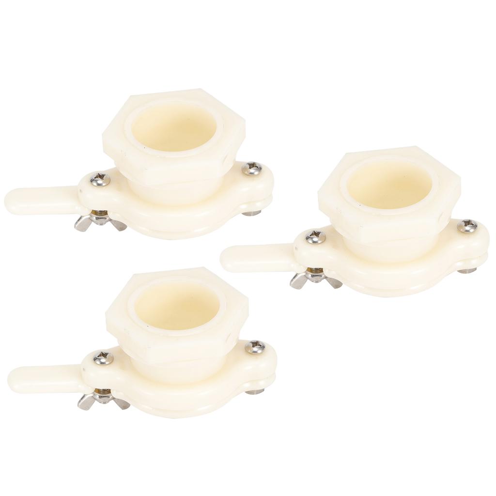 3Set Honey Tap Gate Valve Tools Honey Extractor Accessory Beekeeping Equipment Supply