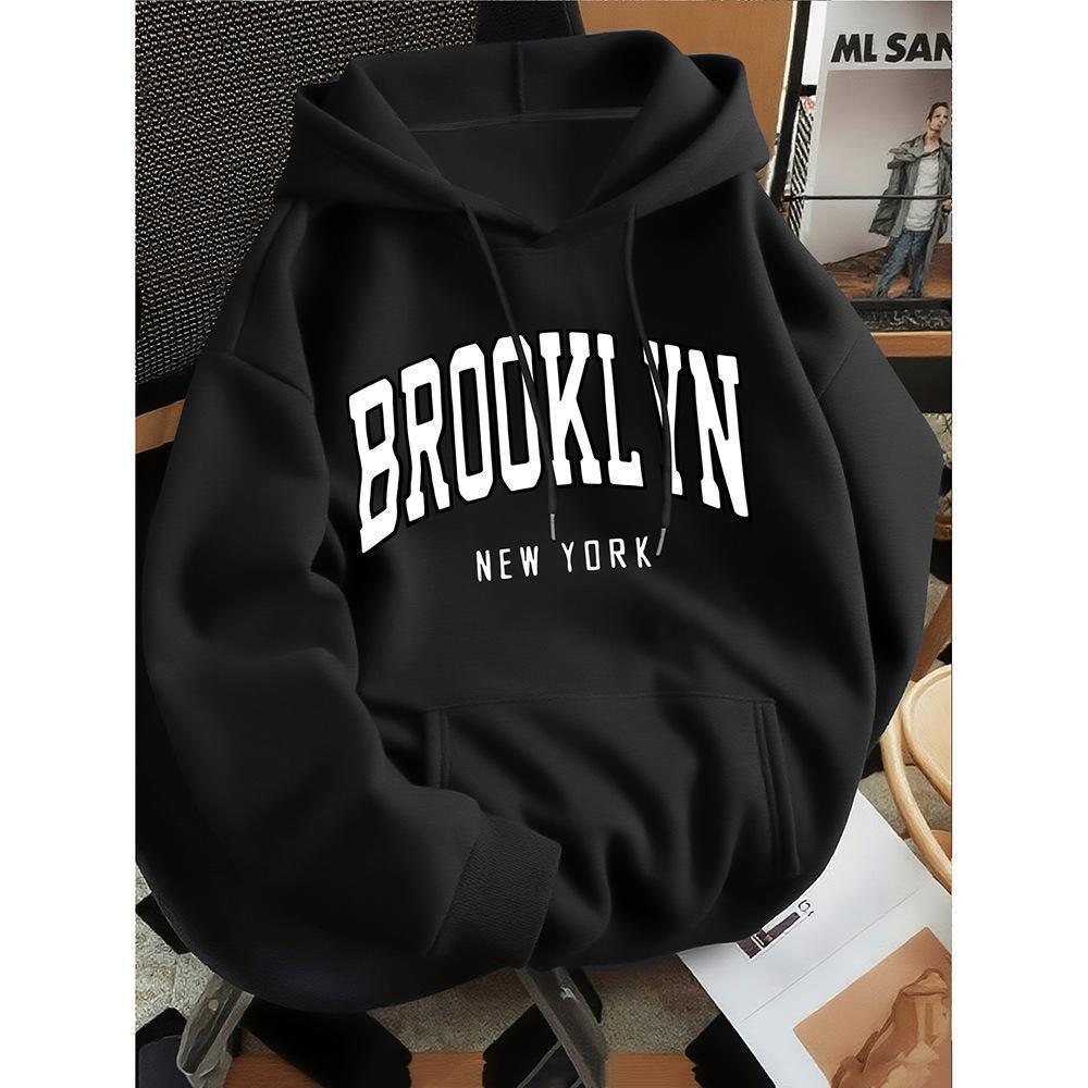 Повседневный свободный худи-свитшот, весна/осень 2025