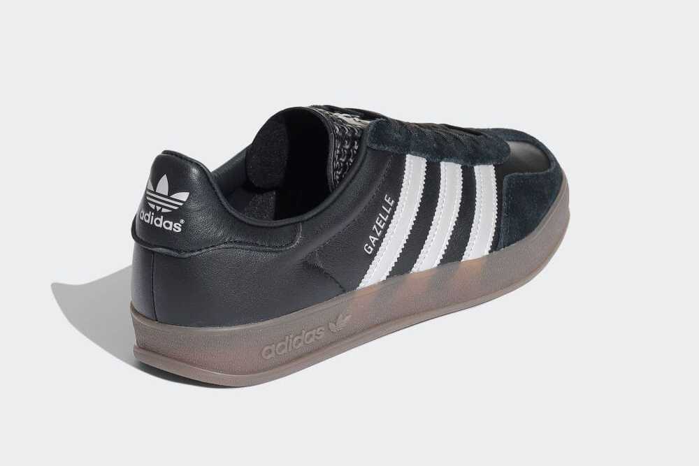JH8837 adidas Gazelle Indoor Черный Матовый Серебристый Резина (Мужской)