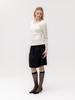 GLOWNY G Classic Rib V-Neck Knit (Oatmeal)