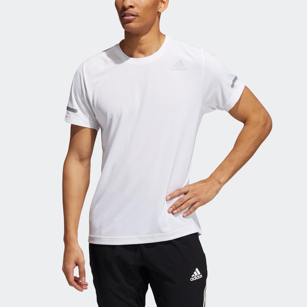 adidas Мужская футболка с втачным рукавом Белая HB8521