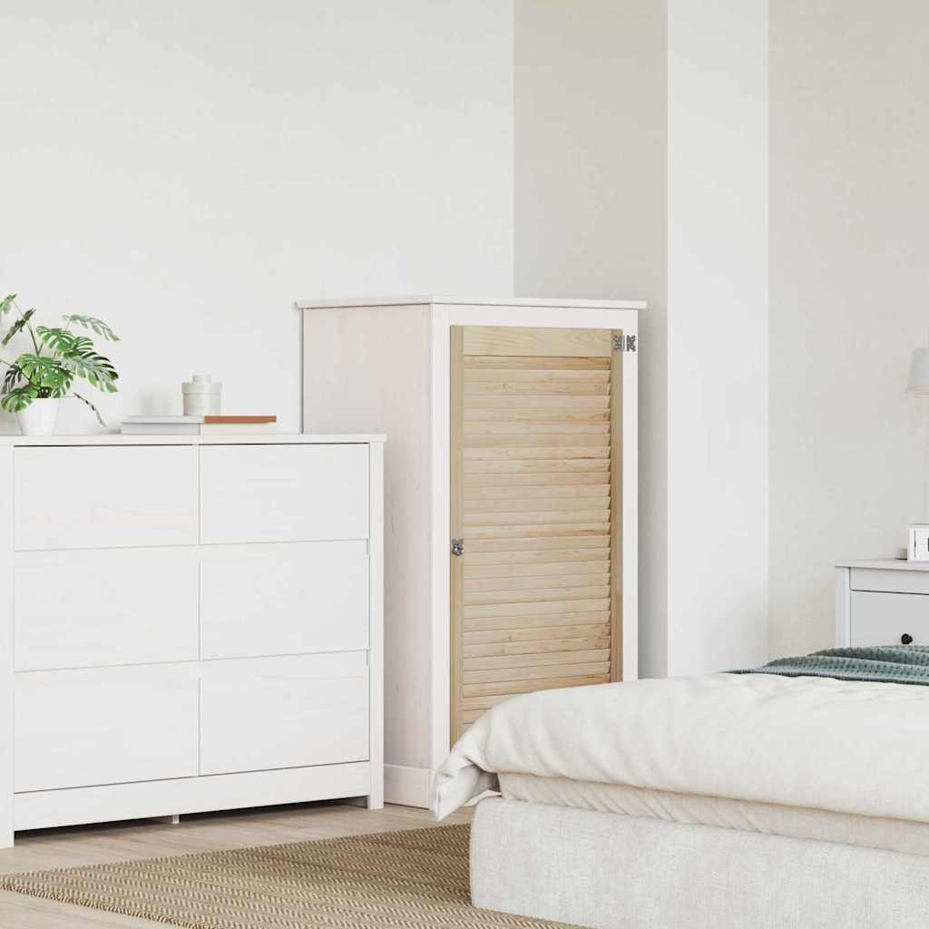 Natural Wooden Cabinet Door 110 x 2.1 x 59.5 cm Solid Pine Wood