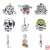 New Arrivalskull Pumpkin Car Girl Boy Dangle Diy Bead Fit Original Charms Silver 925 for Women Jewelry