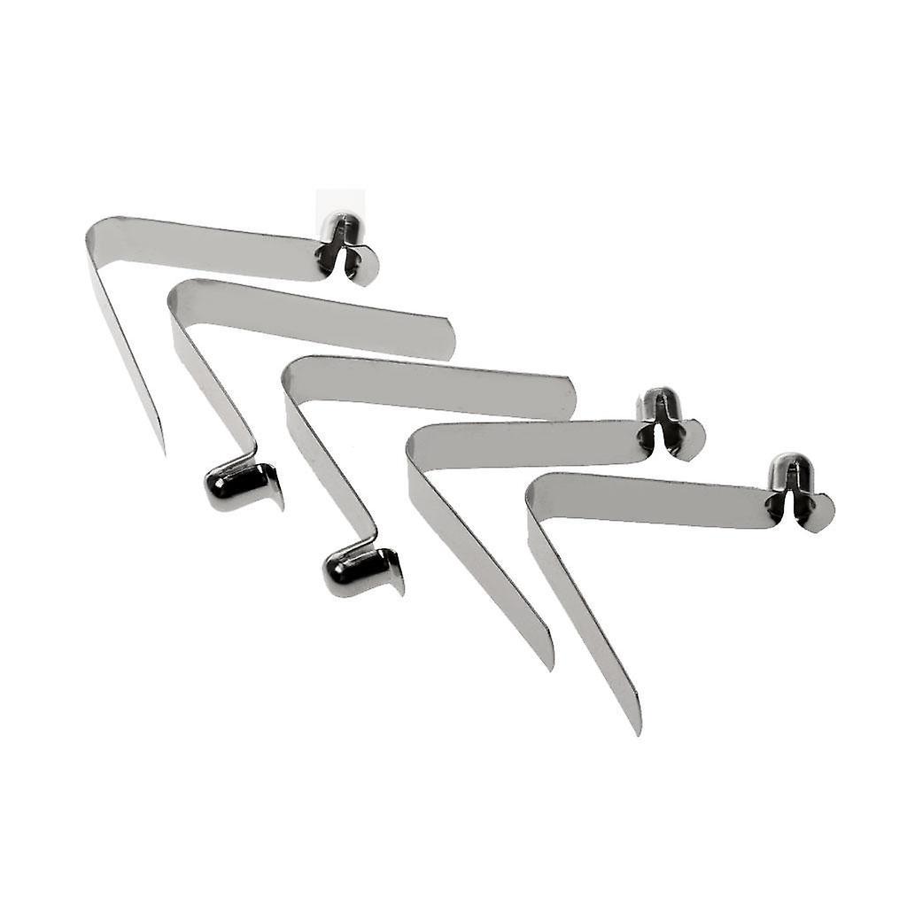 5pcs Kayak Paddle Push Snap Button Tent Awning Pole Clips Tube Spring Clips