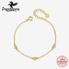 TrustDavis Authentic 925 Silver Fashion Sweet Romantic Heart Shiny CZ Bracelet For Women Wedding Fine Jewelry DB1385