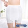 Женские двухслойные бесшовные шорты-безопасности из ледяного шелка, защищающие от просвечивания