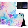 For Lenovo Tab M10 (Gen 3) Case Multi-Angle Viewing Smart PU Leather Marble Cover