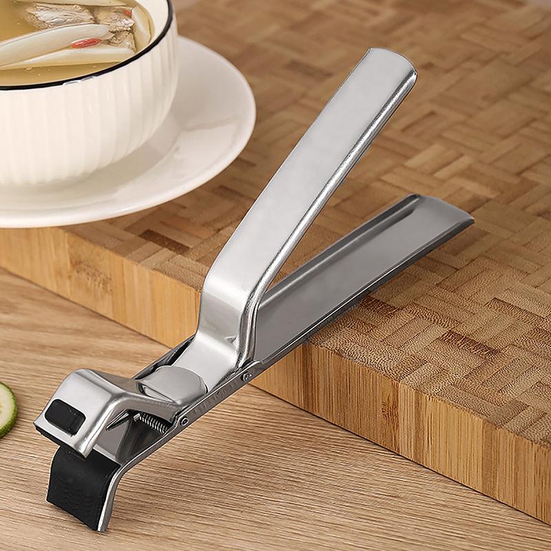 Anti-Scalding Clip Hot Bowl Holder Dish Clamp Pot Pan Gripper Clip Hot Dish Plate Bowl Lifter Retriever Tongs Kitchen Supplies