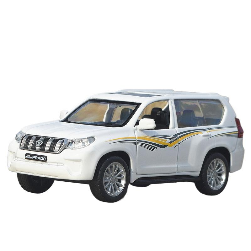 1/43 TOYOTA Prado внедорожник литой металлический сплав модель автомобиля литой металл внедорожники модель автомобиля миниатюрный масштаб симуляция коллекция детские подарки