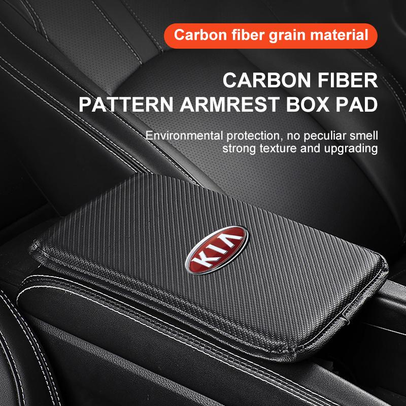 Fashion Leather Car Armrest Box Pad Car Center Console Arm Rest For Kia Cerato