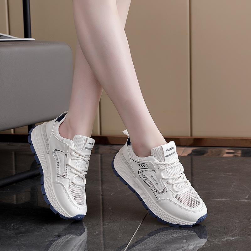 Mesh Breathable Forrest Gump Shoes Women's 2025 Summer New Versatile Fashion Casual Little White Sports Board Shoes Women's 8861-3