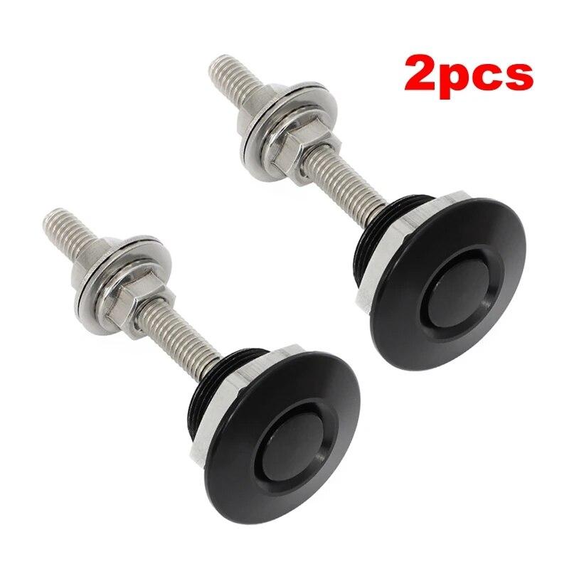 4 шт. универсальная автомобильная защелка, кнопка, заготовка, быстроразъемные крепления, штифт переднего бампера, капота, замок на капоте двигателя, защелка, алюминиевый зажим