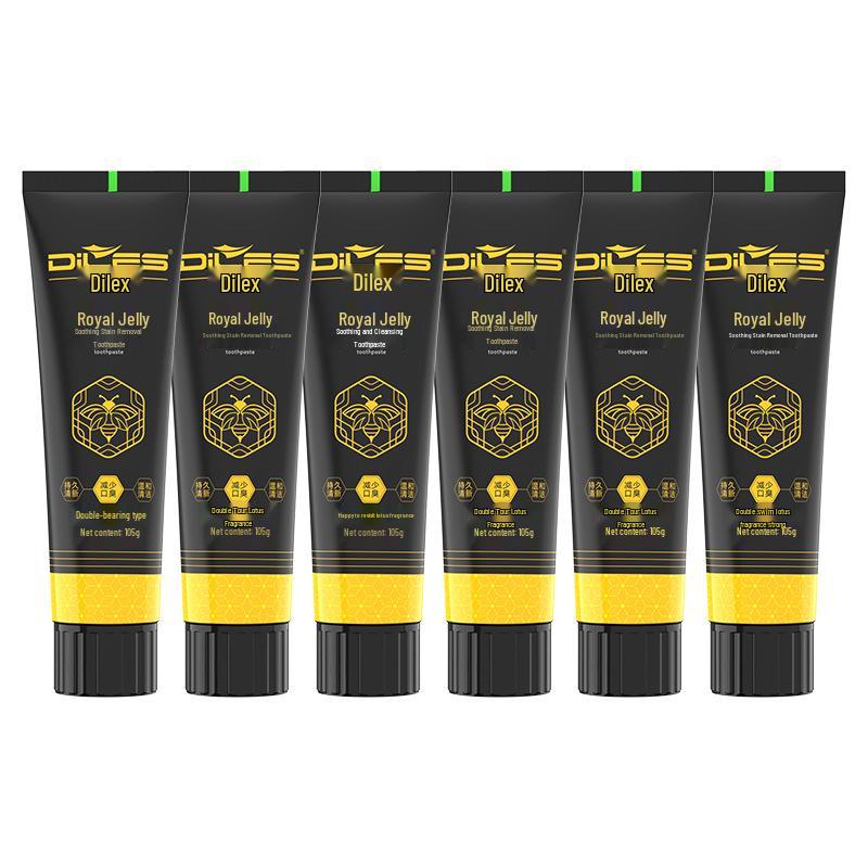 Kelike Bee Venom Whitening Toothpaste Pack - Double Mint & Baking Soda (6-Pack)