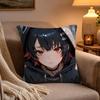 Game ZZenless Zone Zero Ellen Joe Pillow Case Soft Plush Cushion Cover Double Print and Invisible Zipper for Sofa Home Car Use