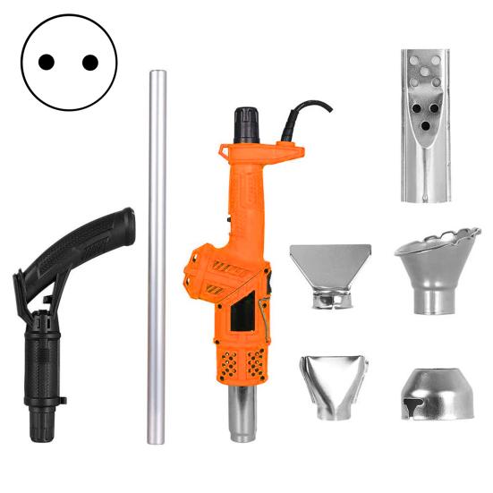 Электрическая горелка для сорняков с эргономичной ручкой, высокая мощность, регулируемая температура, садовая электрическая горелка для сорняков с комплектом насадок