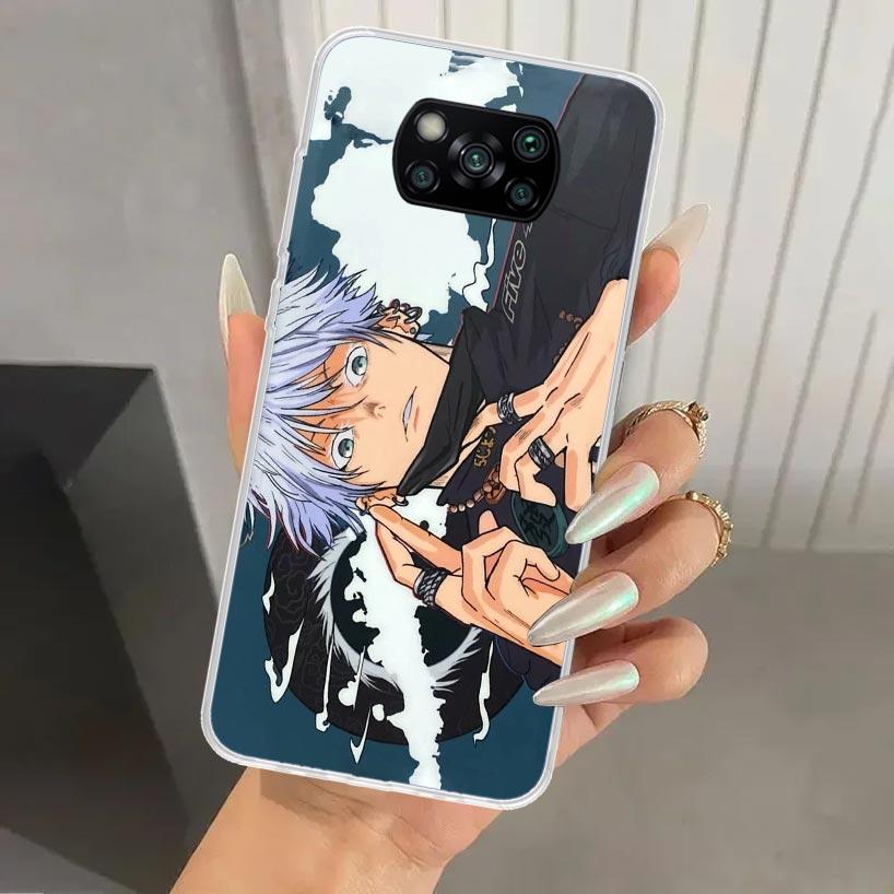 Чехол для телефона Japan Anime Jujutsus для Xiaomi Poco X5 X6 X7 Pro F7 Ultra M7 Redmi 15 15C 13 13C 12 12C 10 10A 10C 9 9A 9C 9T