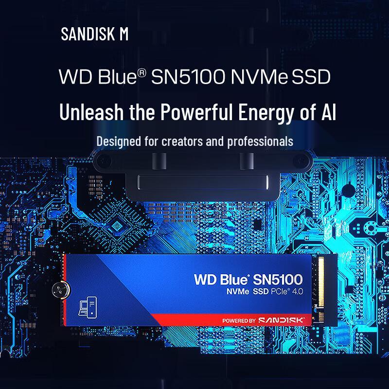 Western Digital WD SN5100 M.2 NVMe PCIe 4.0 SSD