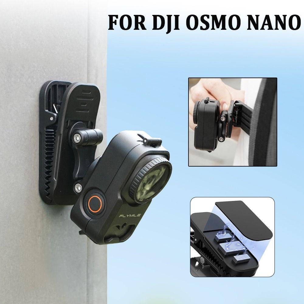 Quick-Release Mount Clip 360 Rotation Backpack Bracket for DJI Osmo Nano Carema Accessories