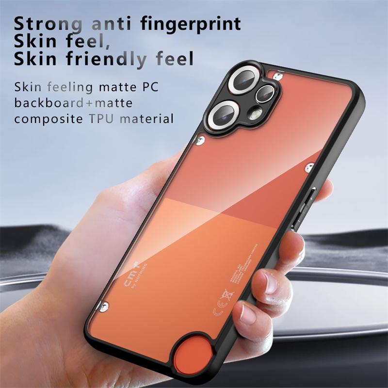Полупрозрачный матовый чехол для Nothing CMF Phone 2 Pro Матовая накладка для Nothing CMF Phone2 Pro Чехол для Nothing CMF Phone 2 Pro Чехол