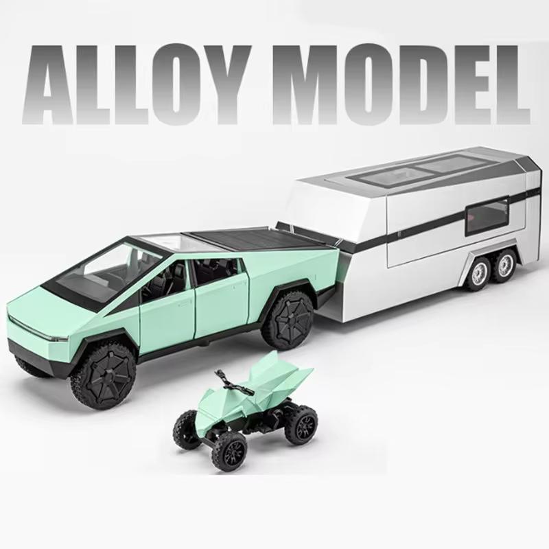 LYZRC Новая 1/32 Cyber Toy Truck Pickup Alloy Car Model Diecasts Offroad Vehicles Truck Car Model Sound Light Kids Toys Gift