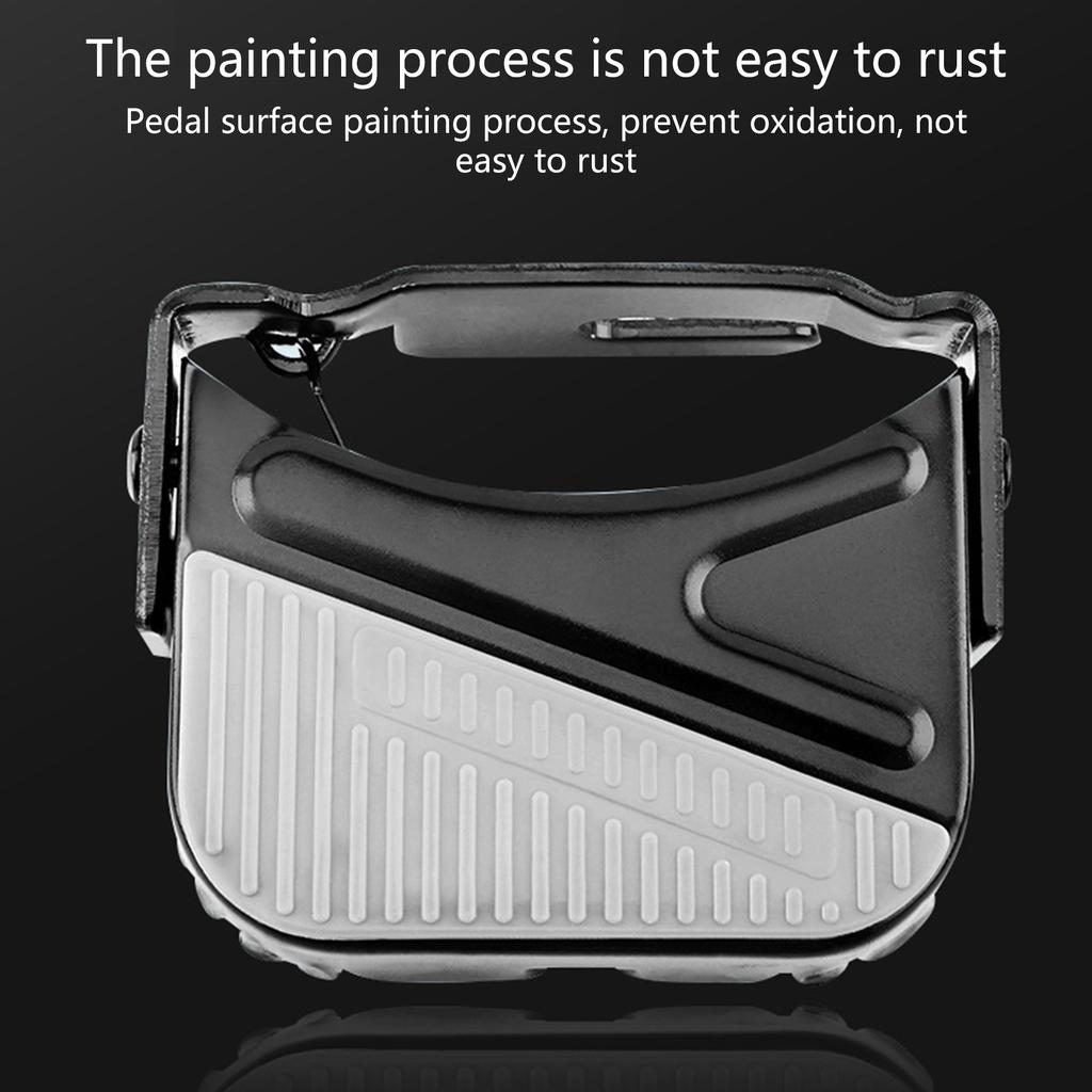 2 Pieces Anti-Slip Pegs Rear Feet Pedals, Universal Folding Bike Foot Plates Pedals Bicycles Footrests for Mountain Bike