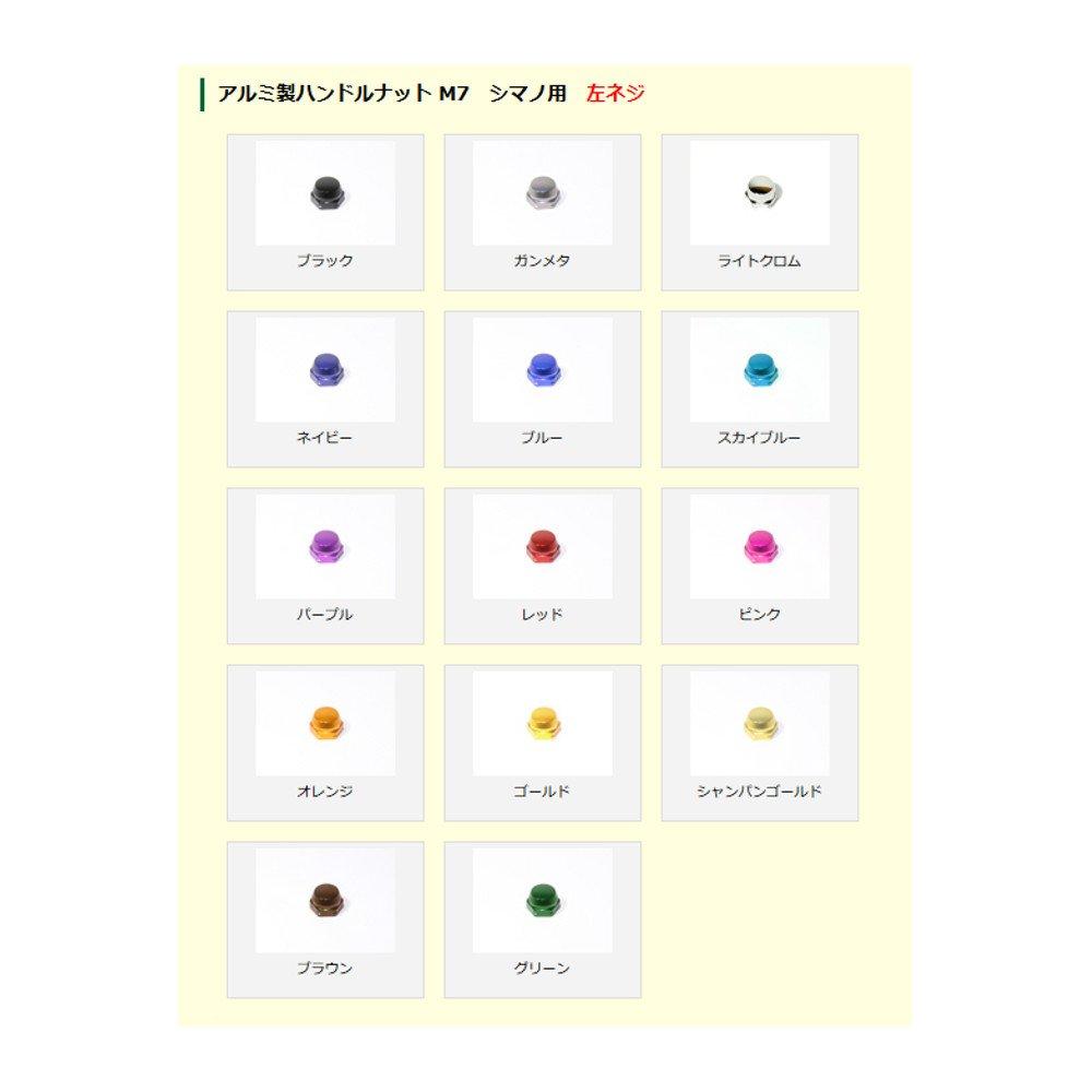 Гайка ручки катушки Avail M7 Синяя Левая резьба nut_m7_l_blue