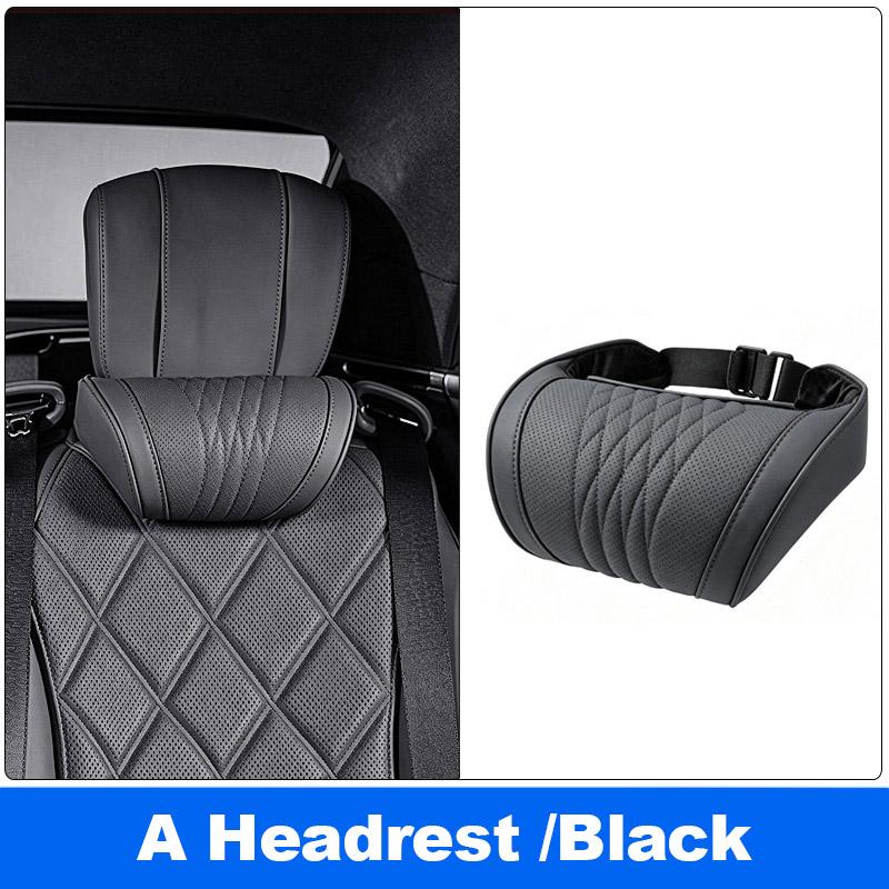 Vtear Universal Car Neck Lumbar Cushion Memory Foam Support Pillow Anti-Scratch Seat Parts Interior Modification Accessories