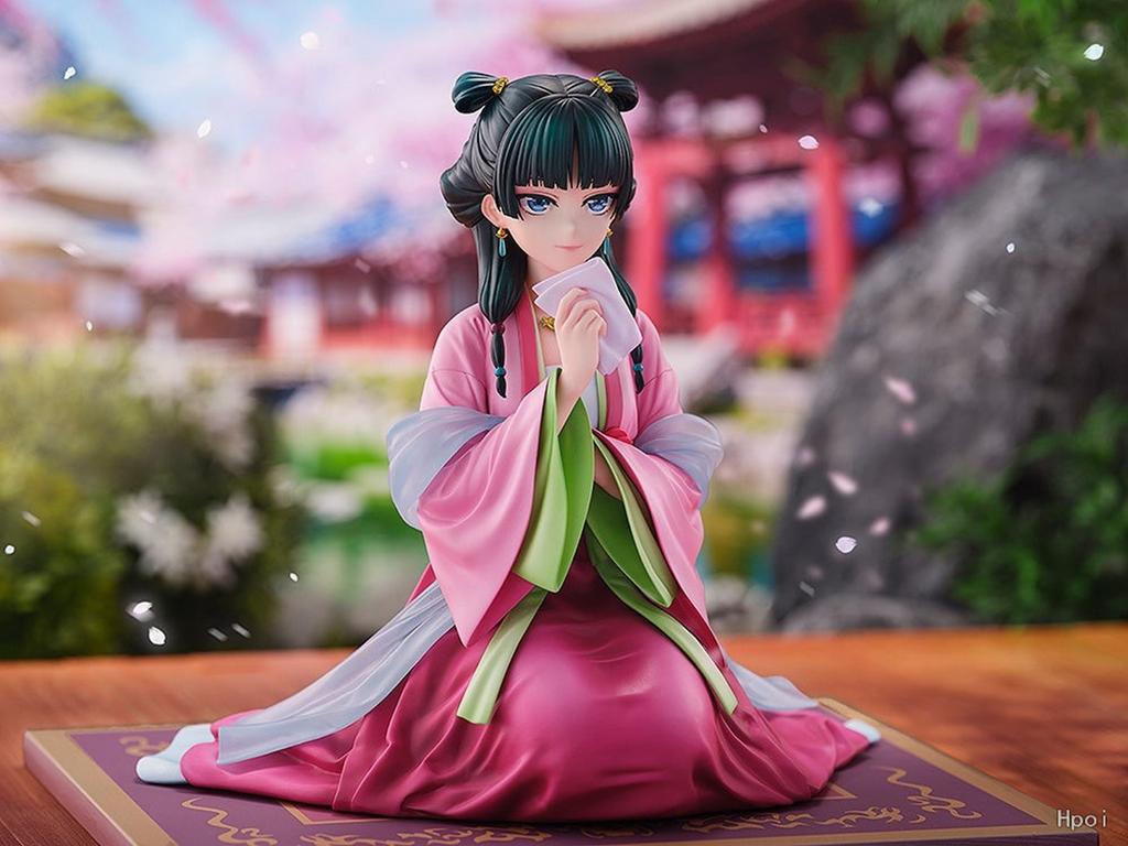 13СМ Аниме Kusuriya no Hitorigoto Маомао Фигурка 1/7 Садовая Вечеринка Вер Сидячая Модель Игрушки и Куклы Коллекция Подарки Фигурка