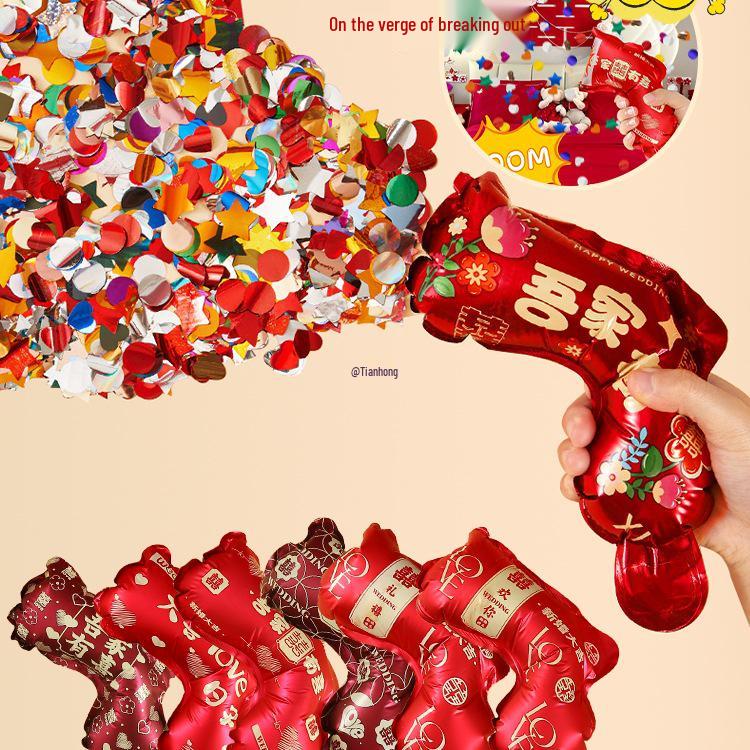 Creative Wedding Confetti Cannons & Photo Props Collection