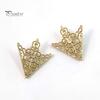 1 Pair Men Women Shirt Collar Clip Retro Hollow Pattern Palace Style Collar Buckle Brooch Neck Clip Outfit Accessories