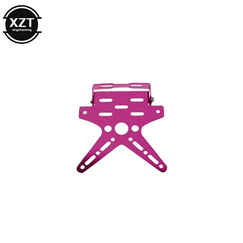 High Quality Alloy Universal Motorcycle License Plate Holder Mount Bracket Aluminum Adjusted Registration Number Plate Cover