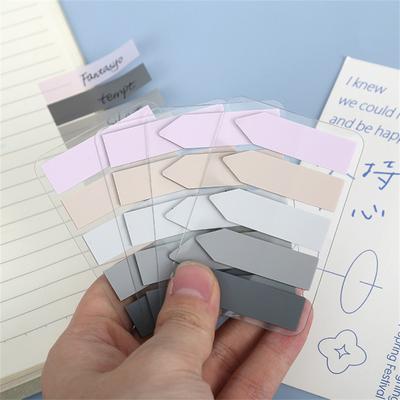 100 шт. липкие вкладки для заметок Morandi Color Note самоклеящаяся комбинированная этикетка-наклейка