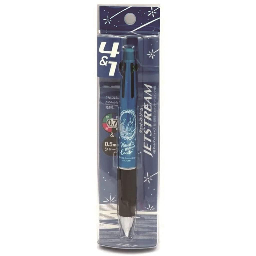 Шариковая ручка Ghibli Mitsubishi Pencil 4 цвета Механический карандаш Механический карандаш Jet Stream 4 1 Сделано в Японии Студия Ghibli Ходячий замок Название набора