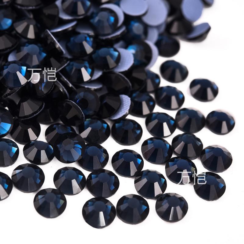 Blue Series Glass Hot Drill, Hot Melt Adhesive Стразы Diy Аксессуары для одежды Декоративные Красота Креативные Аксессуары
