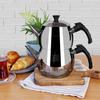 Serenk Traditional Turkish Tea Pot, Stainless Steel Double Tea Pots, Stove Top