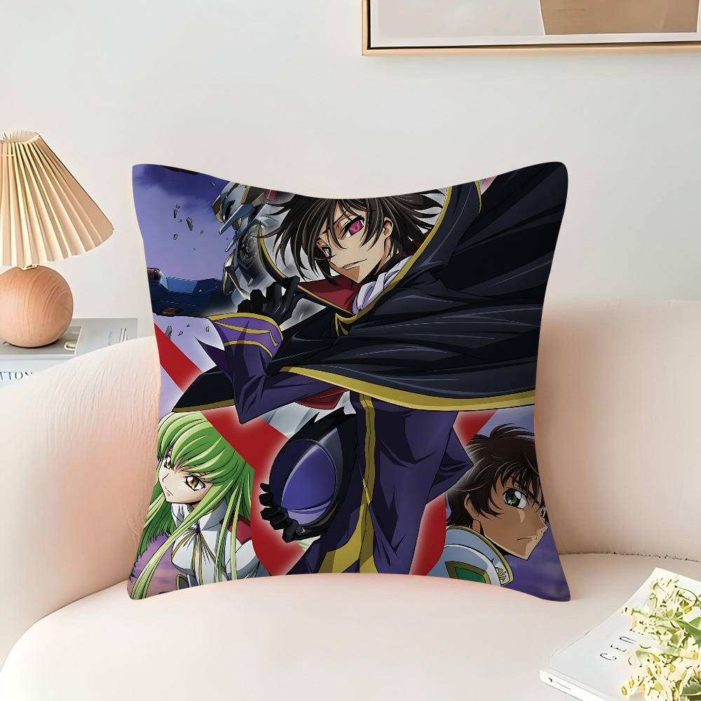 Аниме C-Code Geass Лелуш Стич Подушка-наволочка Удача Дракона чехол для диванной подушки украшение для дома комнаты подарок для детей