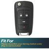 Чехол для брелока FEYOUN Совместим с Buick Encore Chevy Chevrolet Camaro Equinox Impala Sonic Trax GMC Terrain Флип 4 Кнопки ТПУ Бесключевой Брелок