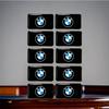BBKQ7 Car Wheel Steering Wheel Wheel Hub Caps Badge Decal Decor Stickers For BMW M Power X1 X3 X5 X6 3 5 7 Series E46 E90 F30 G20
