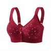 Cotton Front Closure Bras Plus Size Wireless Bralette Cotton Bra Vest Front Buckle Brassiere Comfortable Underwear S-4XL