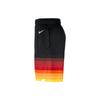 Nike NBA Logo Badge Printed Sports Basketball Shorts SW Fan Edition 20-21 Season Jazz Team Men Shorts Black CN1991-010