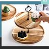 ZISIZ Wooden Dessert & Snack Serving Stand