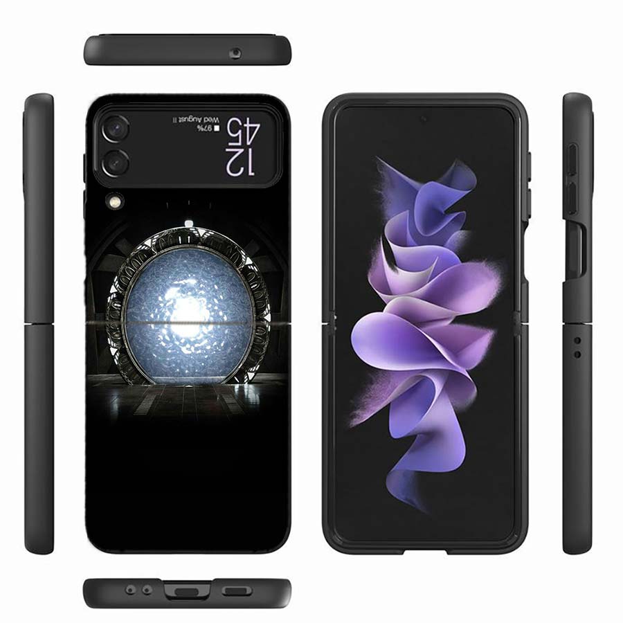 Чехол для телефона Stargate Atlantis для Samsung Z Flip 7 6 Z Flip 5 5G Galaxy Z Flip 3 4 5G Ударопрочный Жесткий Чехол TPU PC Coque Capa So