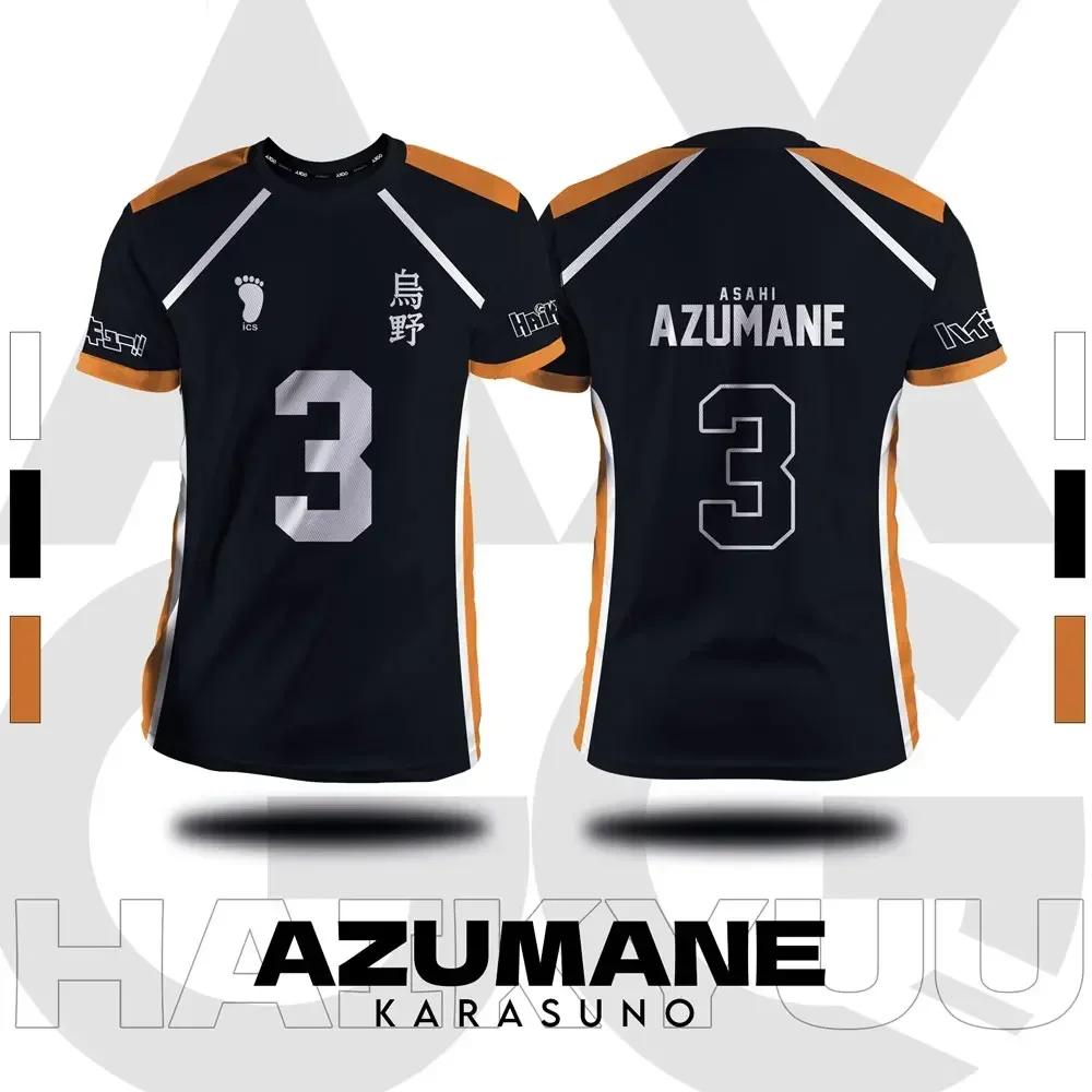 Haikyuu Fukurodani Hinata мультфильм аниме косплей мужчины джерси короткий рукав детская футболка одежда унисекс топы новая мода женская футболка