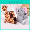 Elephant Unicorn Animal Plush Toy Wrist Puppet Handheld Doll For Kids And Girls Gift