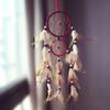 Double Circle Dream Catcher with Feathers Hanging Decoration Bedroom Ornament