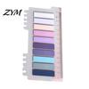 Student Stationery Supplies Index Sticker Tabs with Built-in Scale Ruler, Morandi Color Transparent Study Note Classification Labels PET Page Markers,