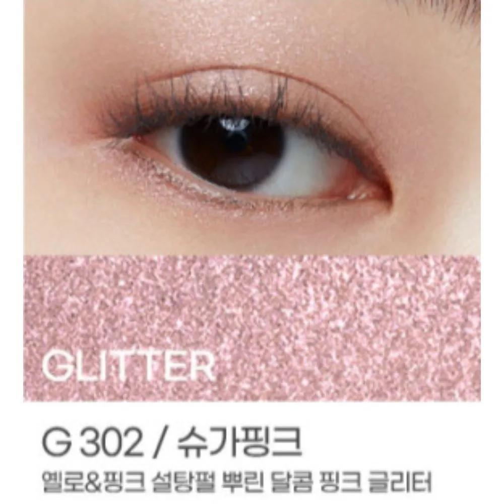 Kate Eye Single Shadow Volume Glitter G302 Sugar Pink