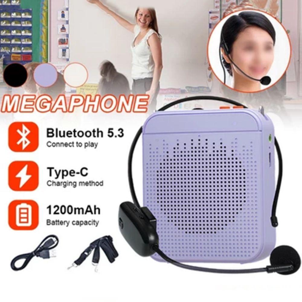 K5 Wireless Voice Amplifier FM Radio Sound Amplifier Bluetooth Speaker  for Noisy Environment