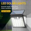 Solar Light Outdoor Motion Sensor  Solar Lamp 5000 Luminous 3 Modes  Courtyard Waterproof Stairs Outdoor Wall Light Swimming Pool